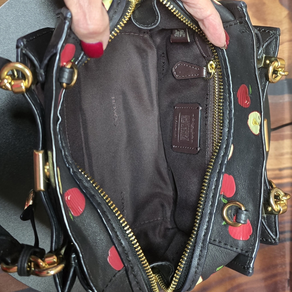 Coach Dreamer 21 Scattered Apple Crossbody Bag -RARE - EUC - Picture 13 of 16